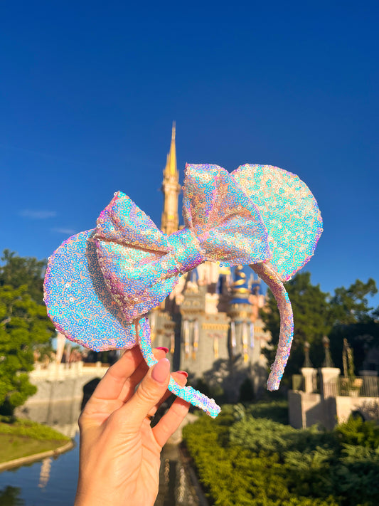 Unicorn Iridescent Sequin Ears