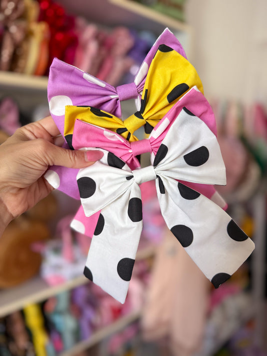 Hair Bows Mouse Prints