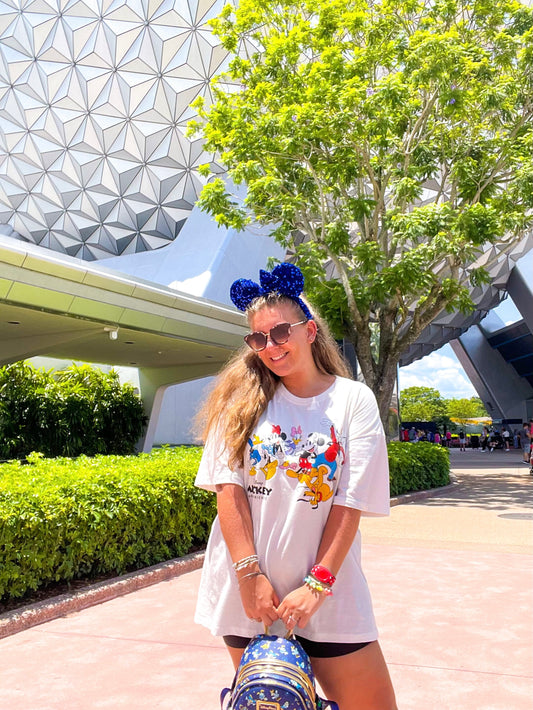 Royal Blue Sparkle Luxury Sequin Ears