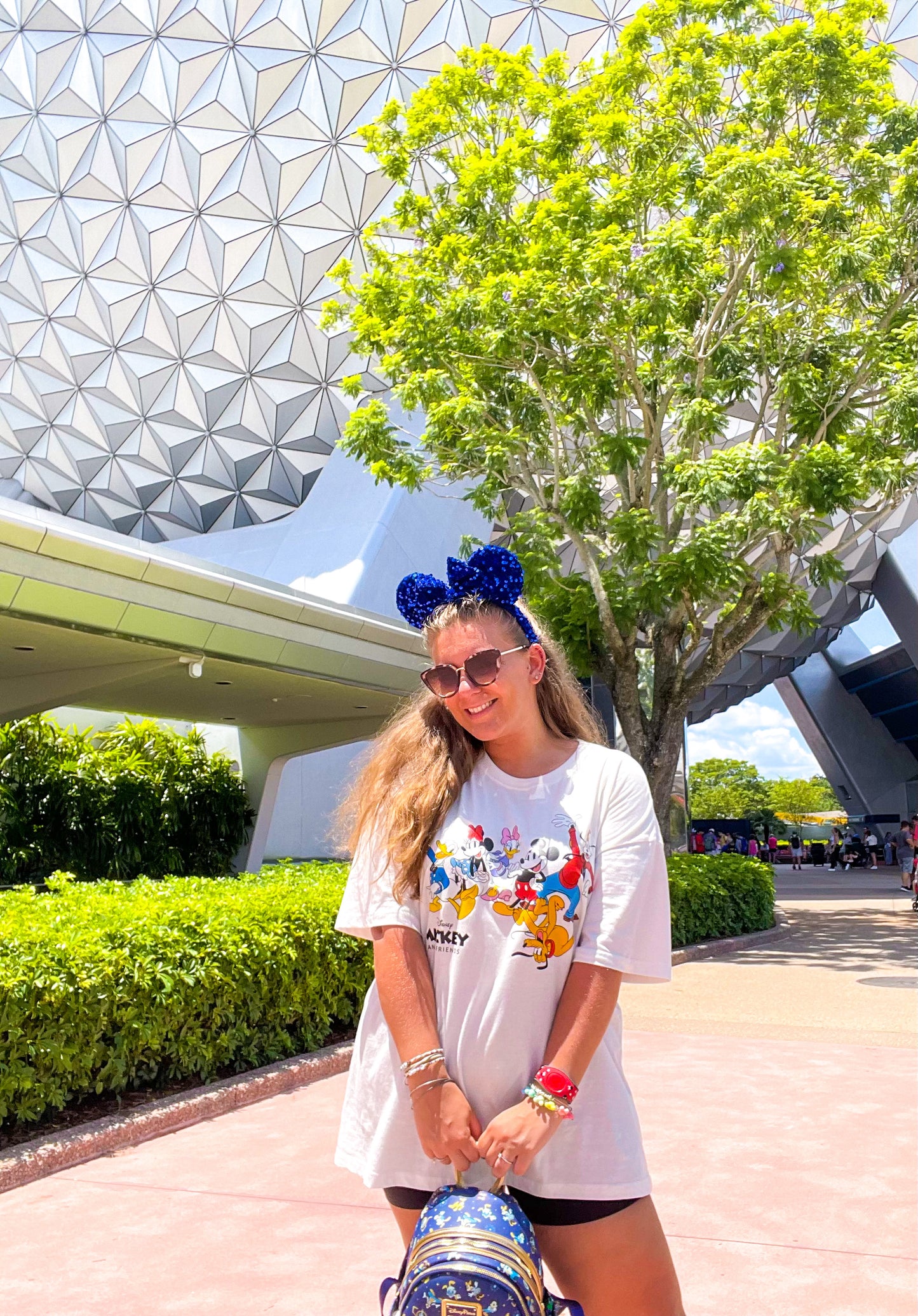 Disney Inspired Blue Sequin Ears