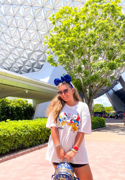 Disney Inspired Blue Sequin Ears