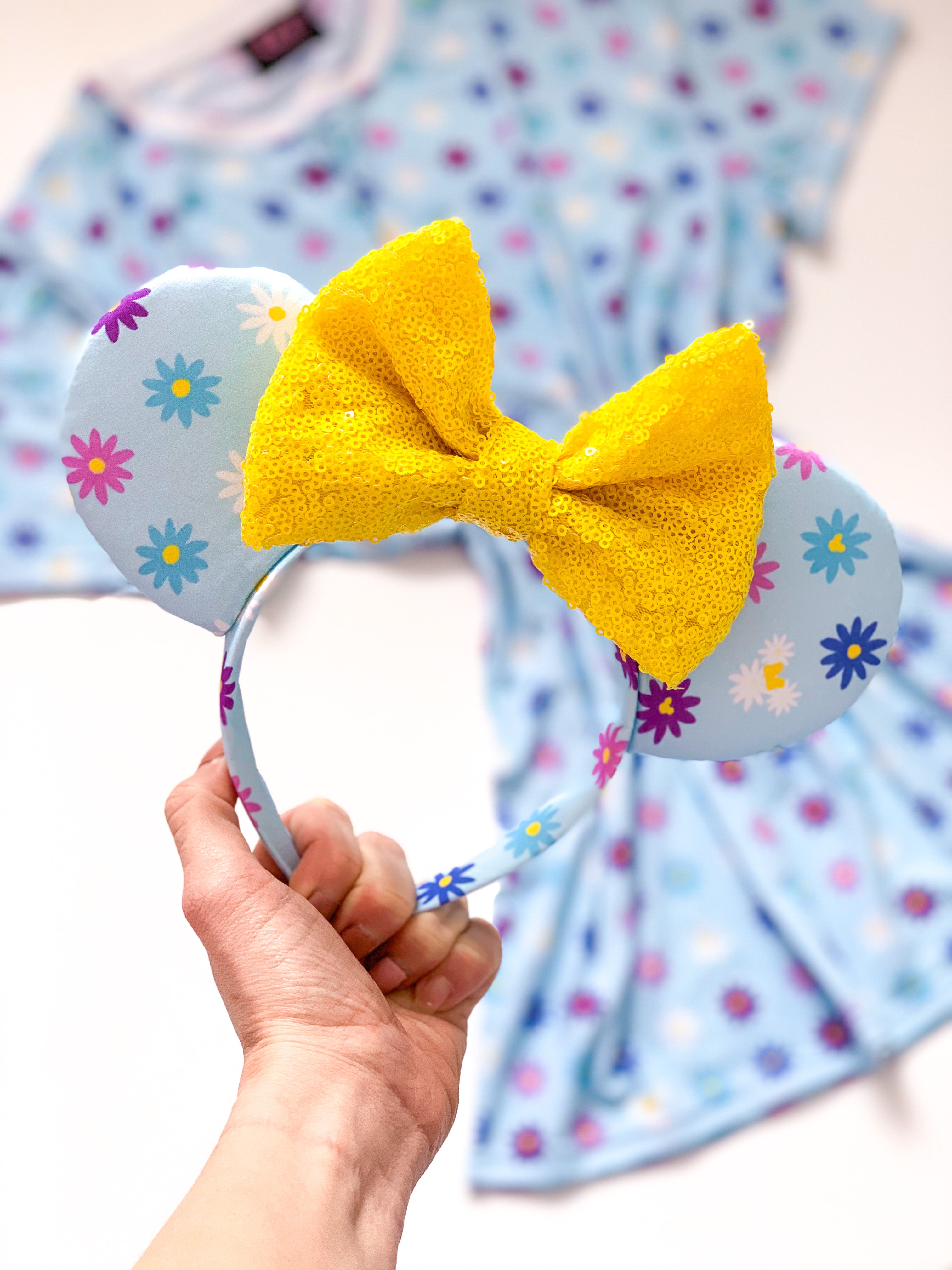 Disney Inspired Minnie Mouse Flowers Ears