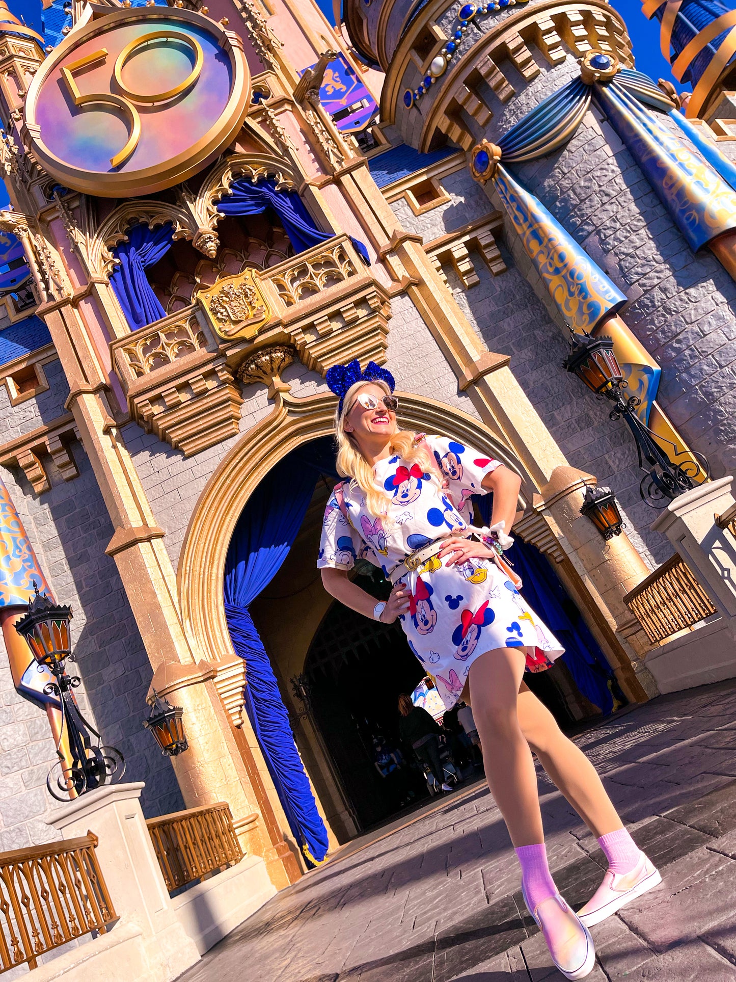 Disney Inspired Blue Sequin Ears