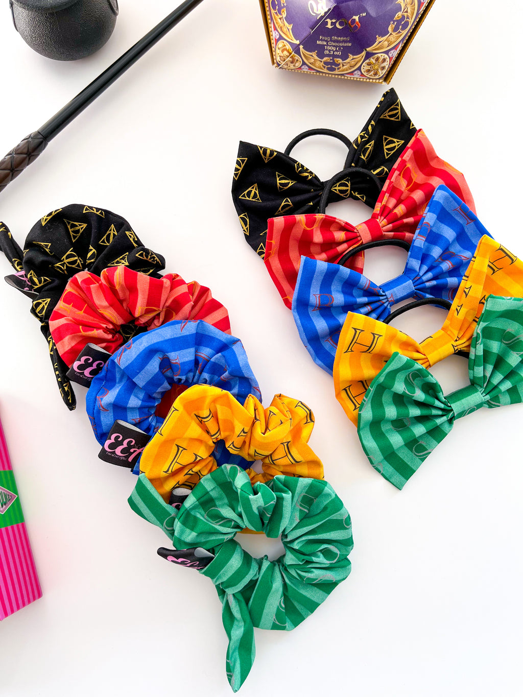 Harry Potter Wizard Inspired Scrunchies and Bows Accessories