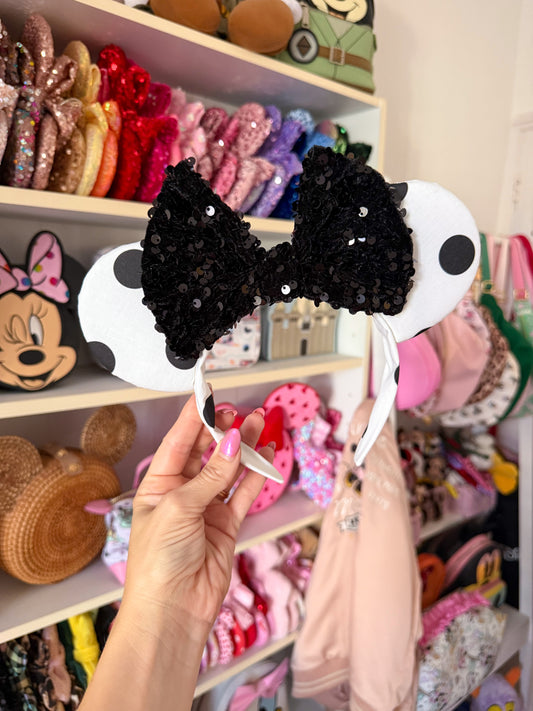 White Polka Dot Ears