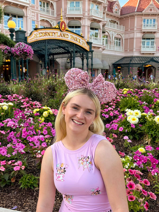 Pale Pink Sparkle Luxury Sequin Ears