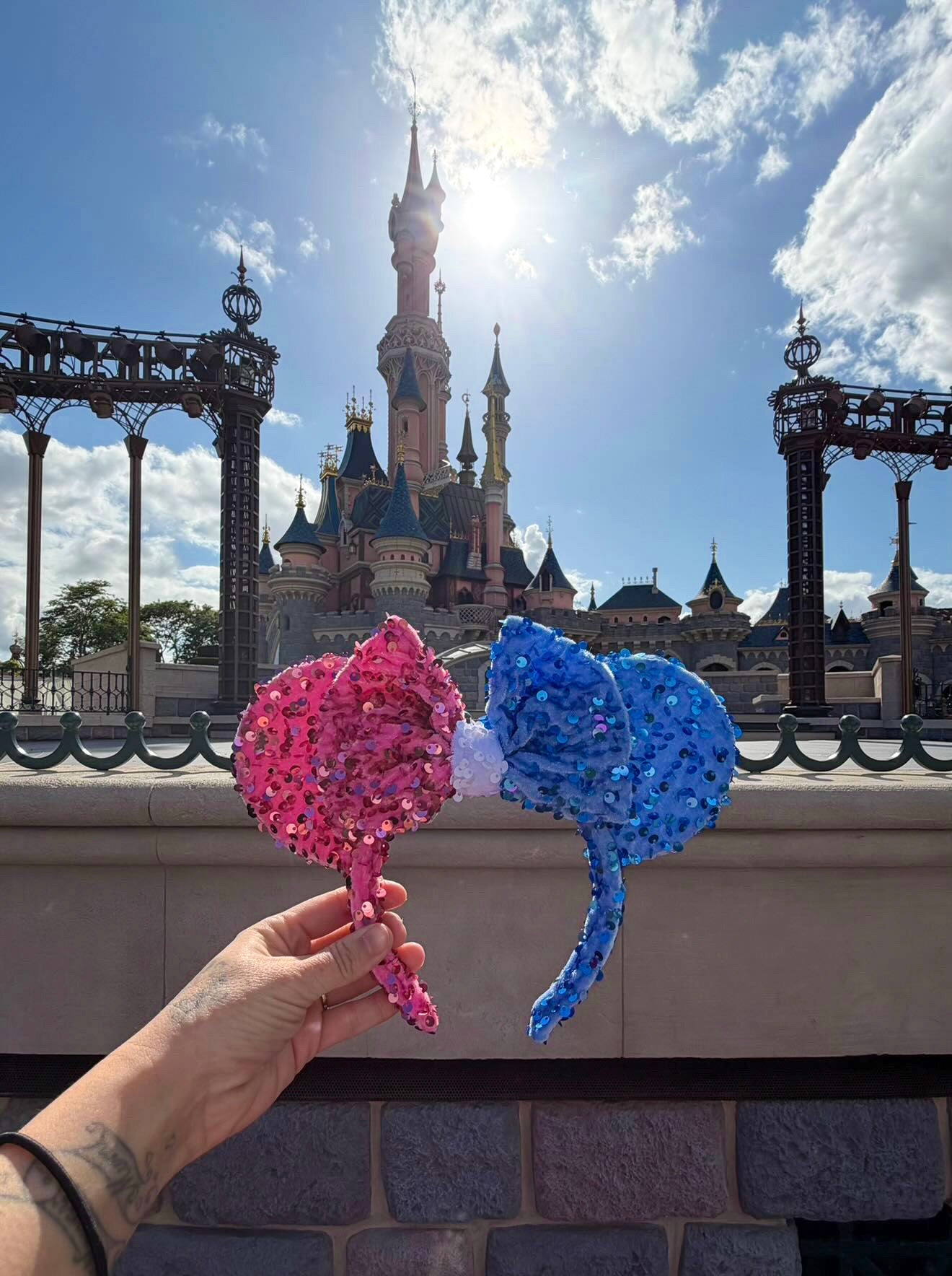 Make it Pink Make it Blue Sparkle Luxury Sequin Ears