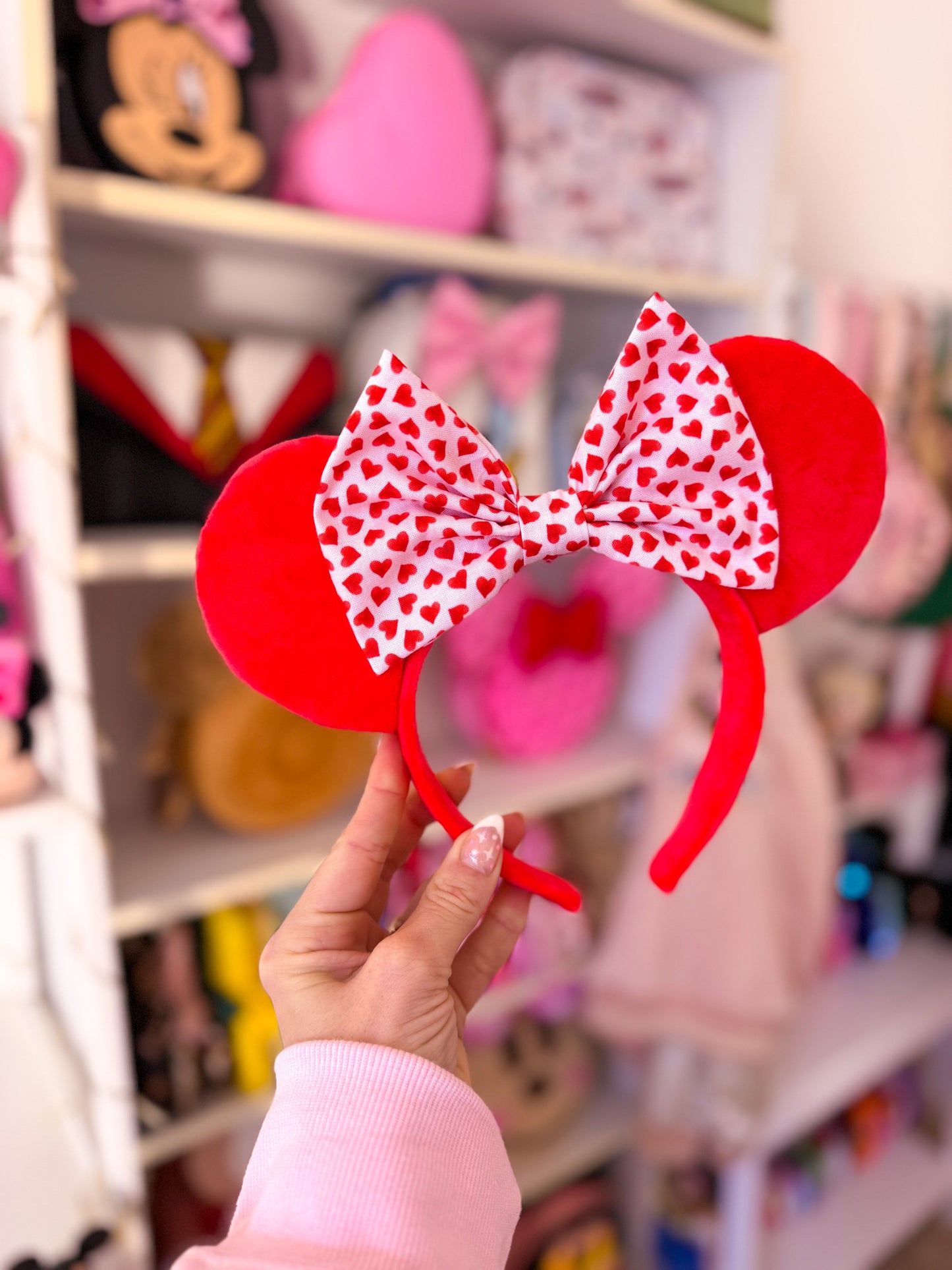 Red Plushie Heart Ears