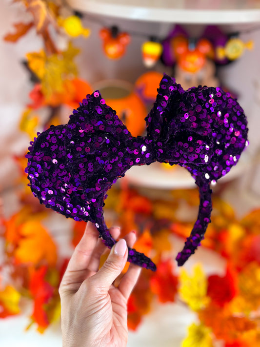 Halloween Purple Sparkle Ears