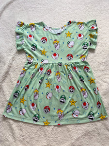 Peach and Pals Smock Dress