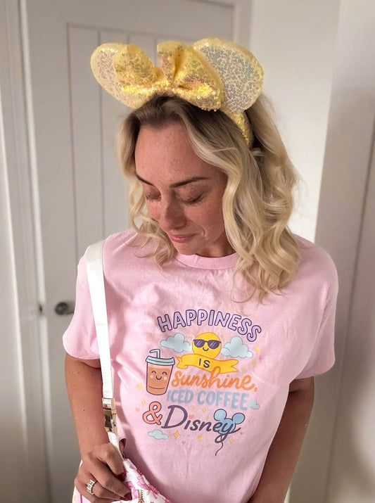 Butter Yellow Iridescent Sequin Ears