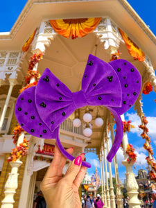 Halloween Purple Pearl Mouse Ears