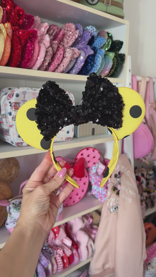 Yellow Polka Dot Ears
