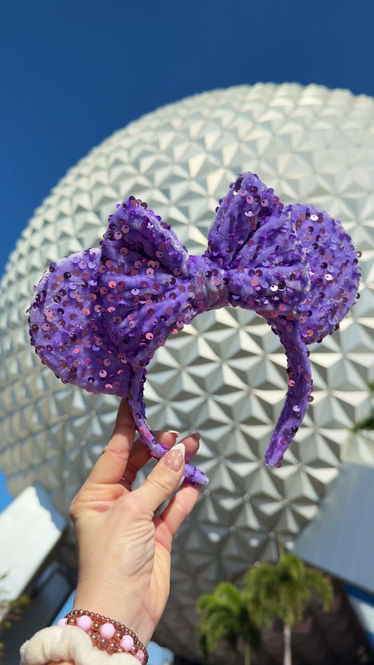 Pre Order Lilac Sparkle Luxury Sequin Ears