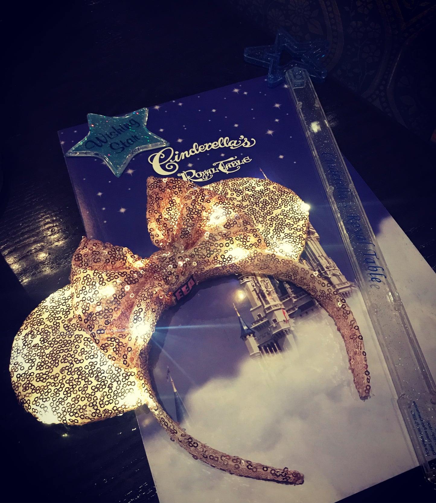 Rose Gold Sequin Ears