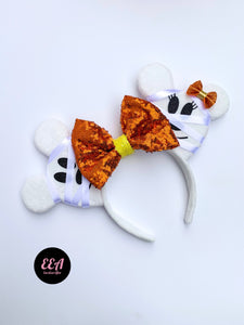 Halloween Mummy Mice Ears