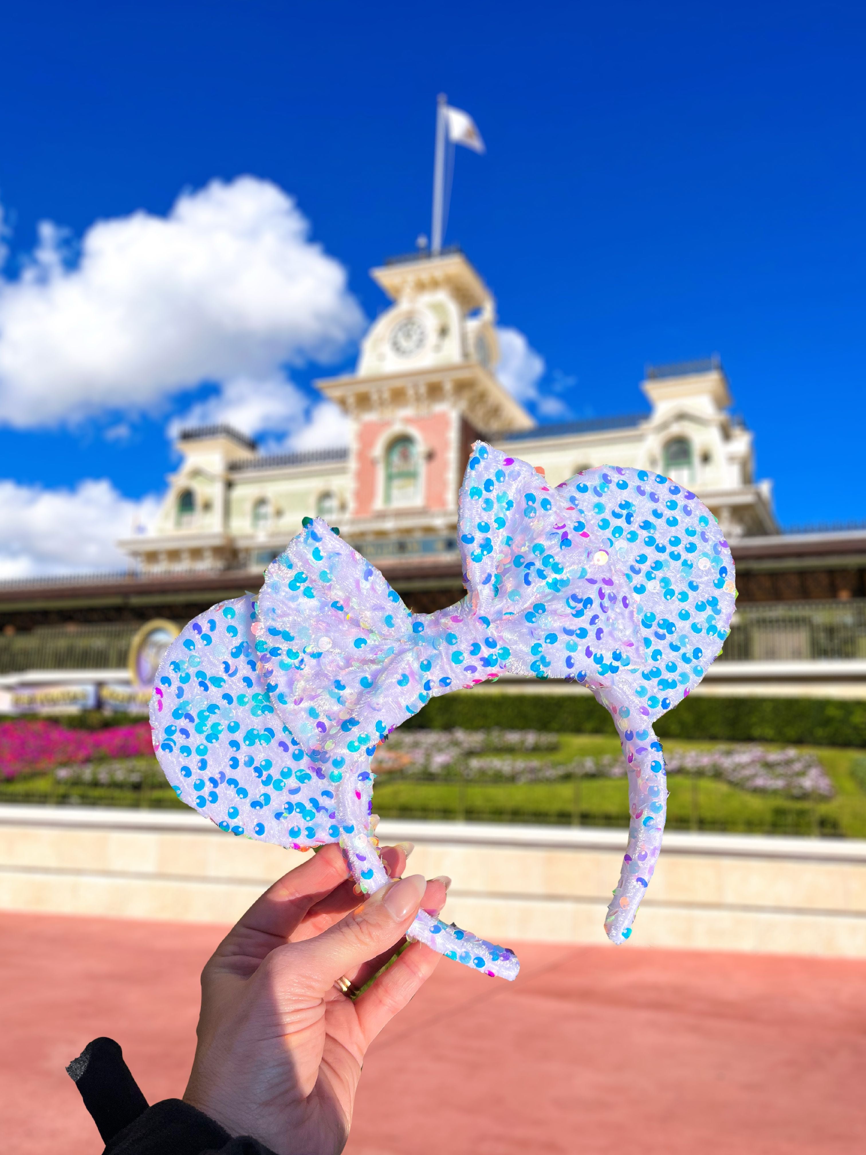 Disney Inspired Frozen Elsa Sequin Ears