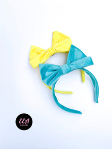 Velvet Bow Headband