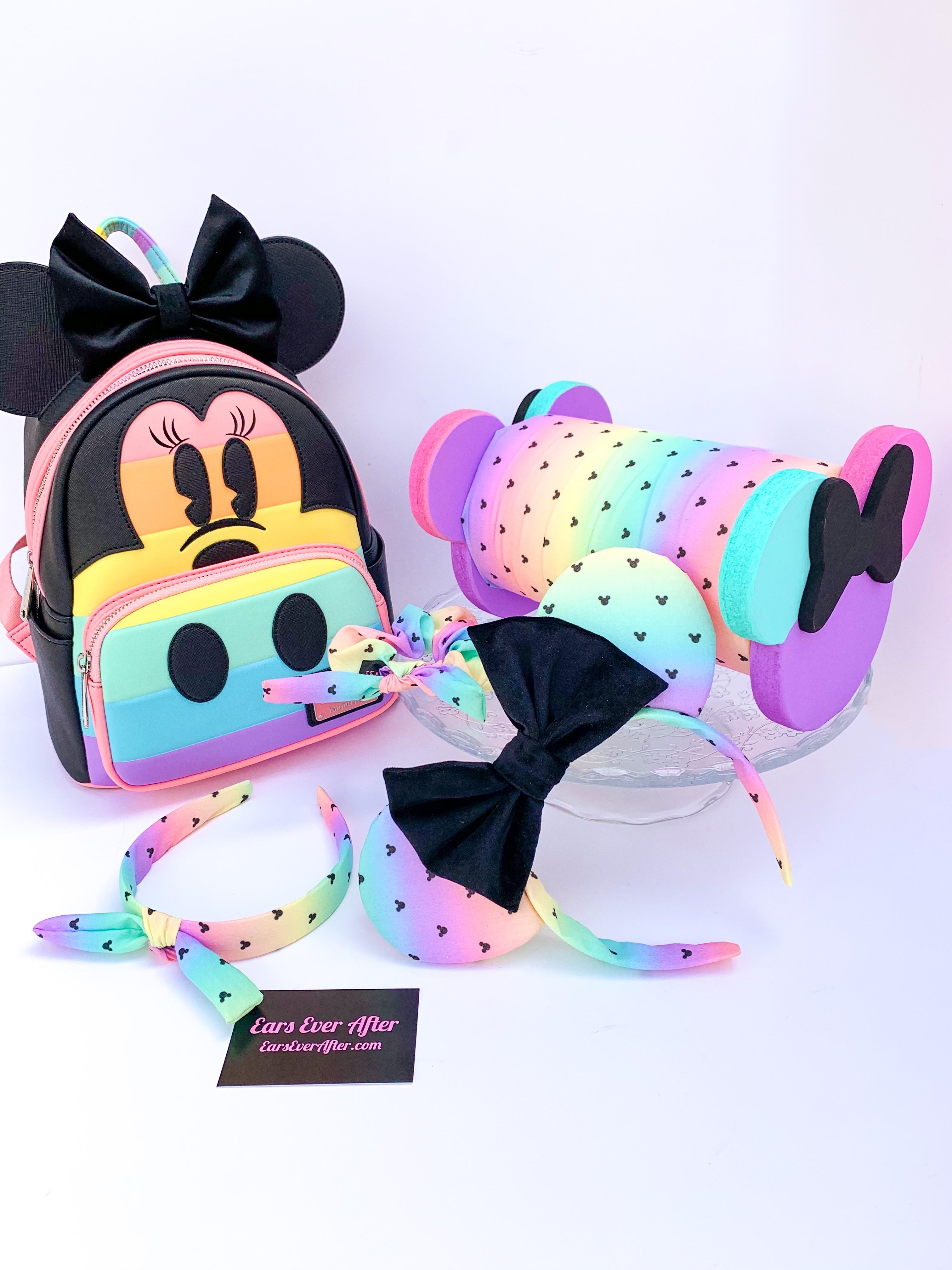 Disney Inspired Pastel Rainbow Mickey Ears
