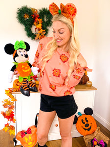 Halloween Orange Harvest Pumpkin Ears