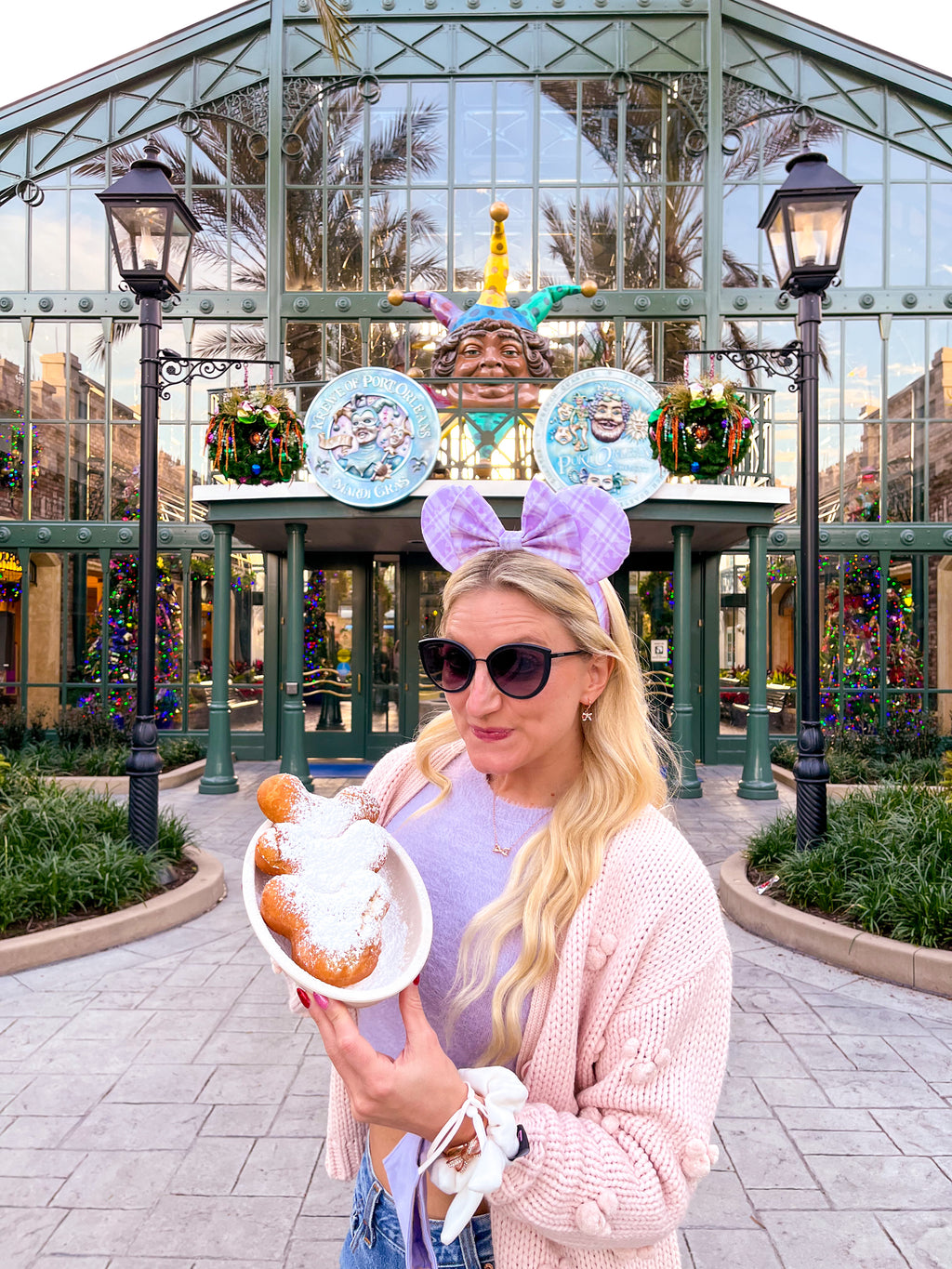 Disney Inspired Lilac Mickey Plaid Ears