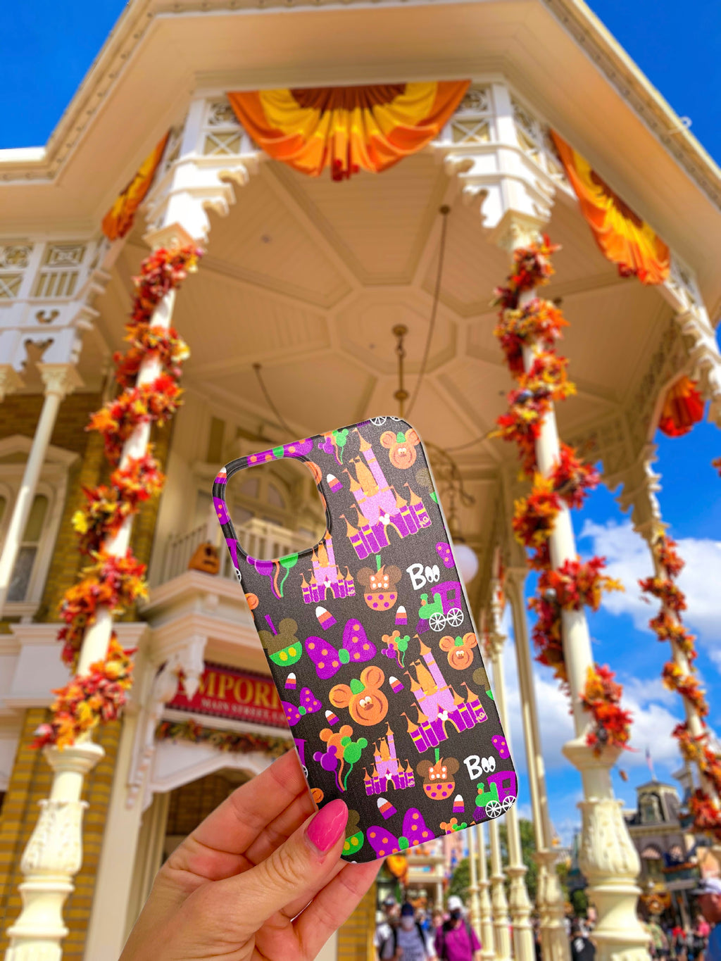 Disney Inspired Halloween Magic Kingdom Phone Case
