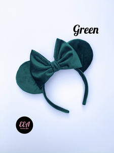 Velvet Bow Headband