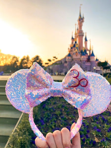 Disney Inspired Disneyland Paris 30th Anniversary Sequin Ears
