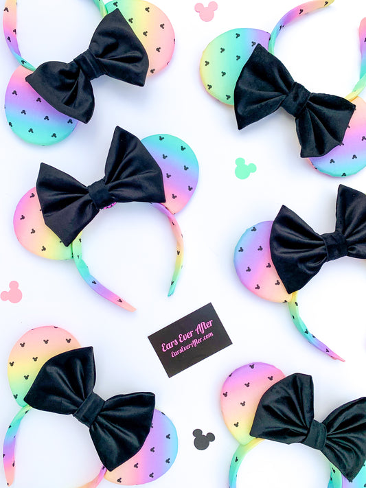 Disney Inspired Pastel Rainbow Mickey Ears