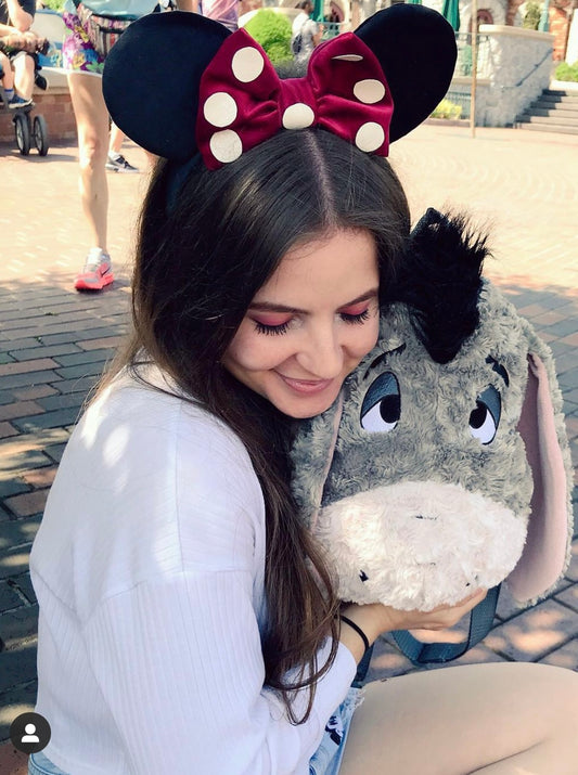 Disney Inspired Minnie Mouse Velvet Classic Ears