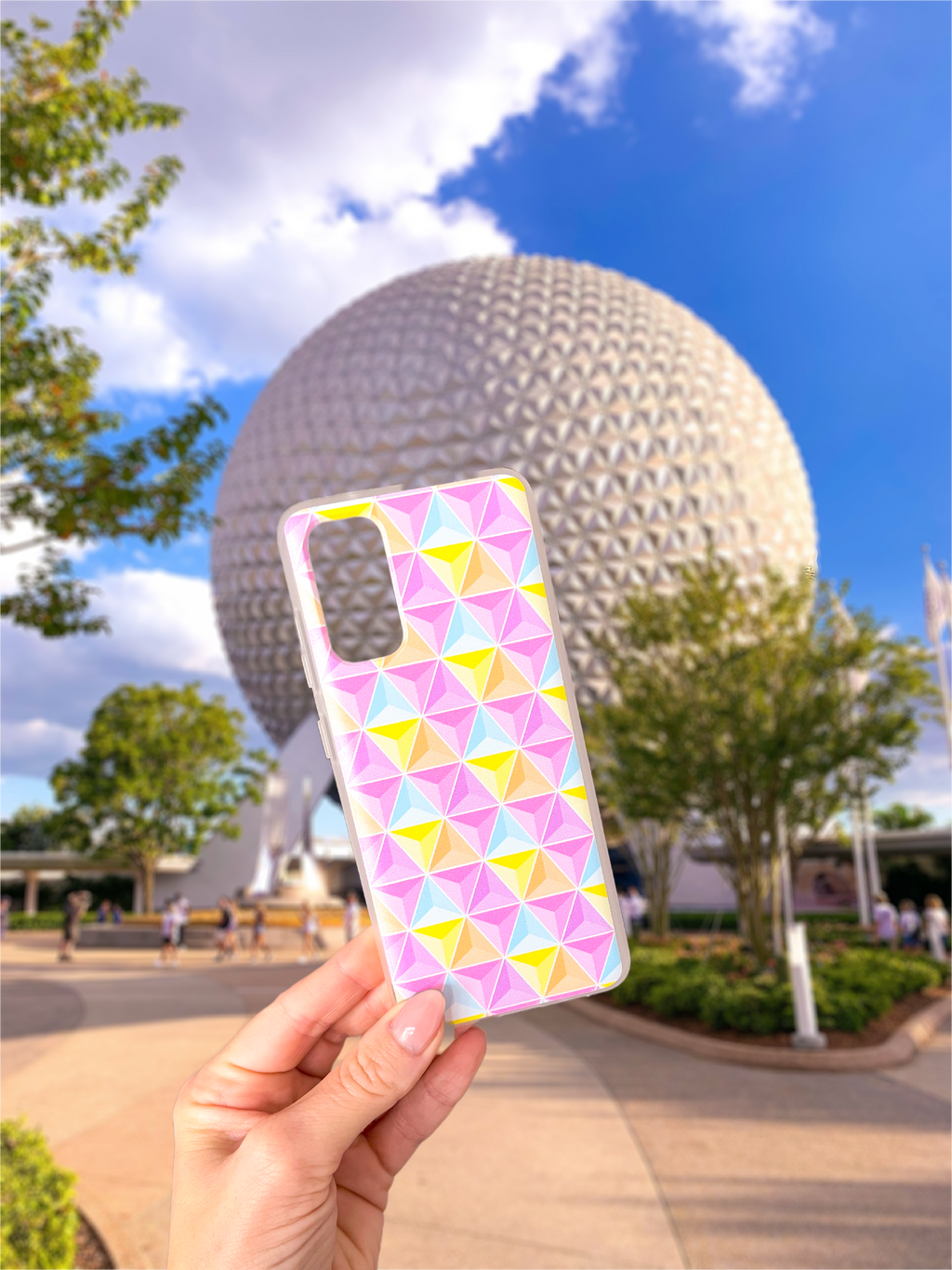 Disney Inspired Pastel Epcot Phone Case