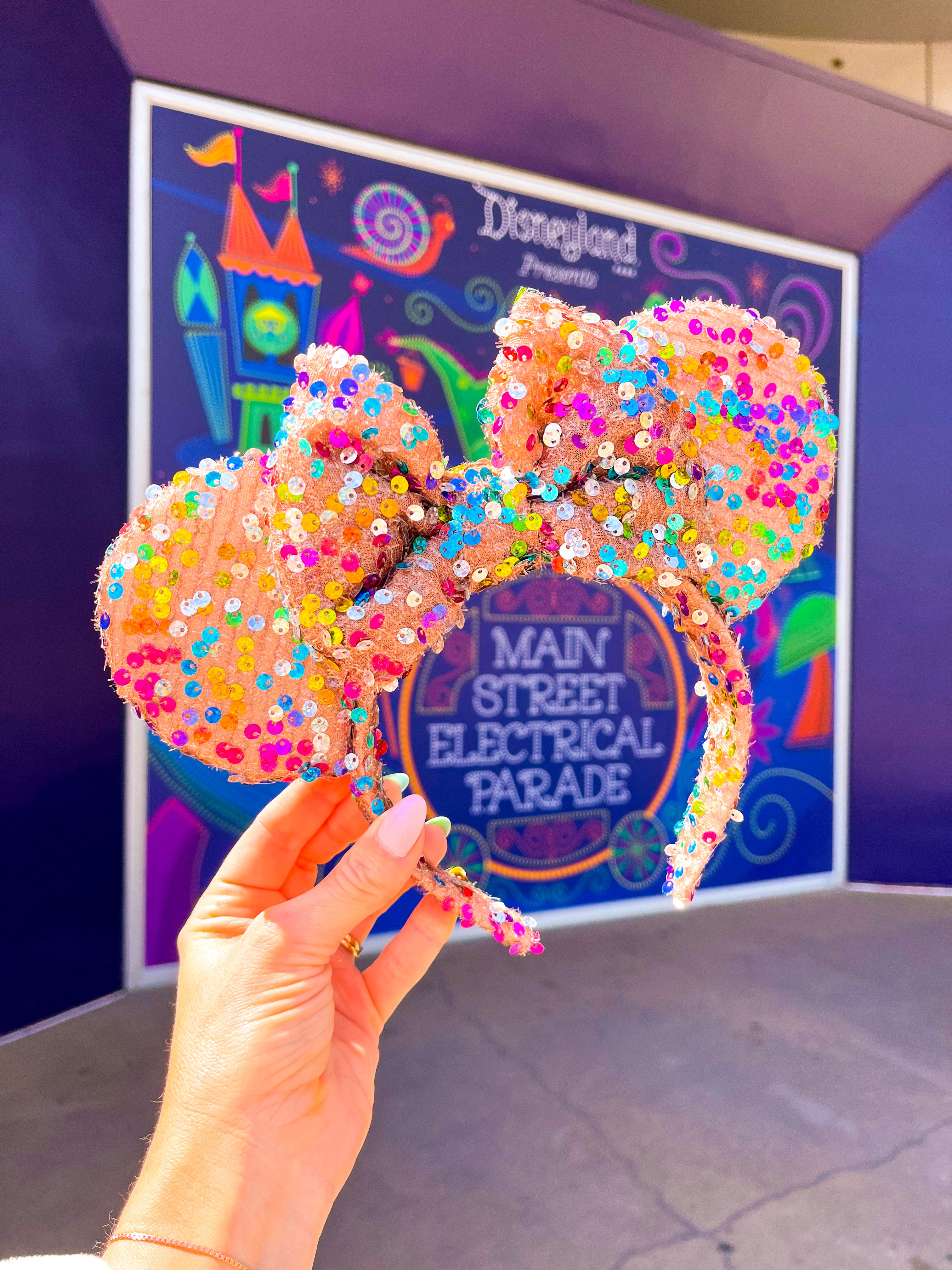 Disney Inspired Rainbow Sequin Celebration Ears