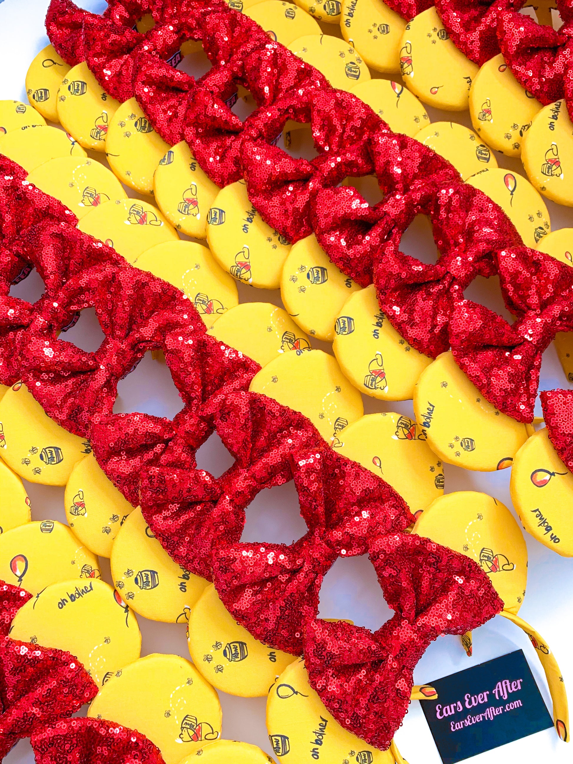 Disney Inspired Winnie the Pooh Print Ears