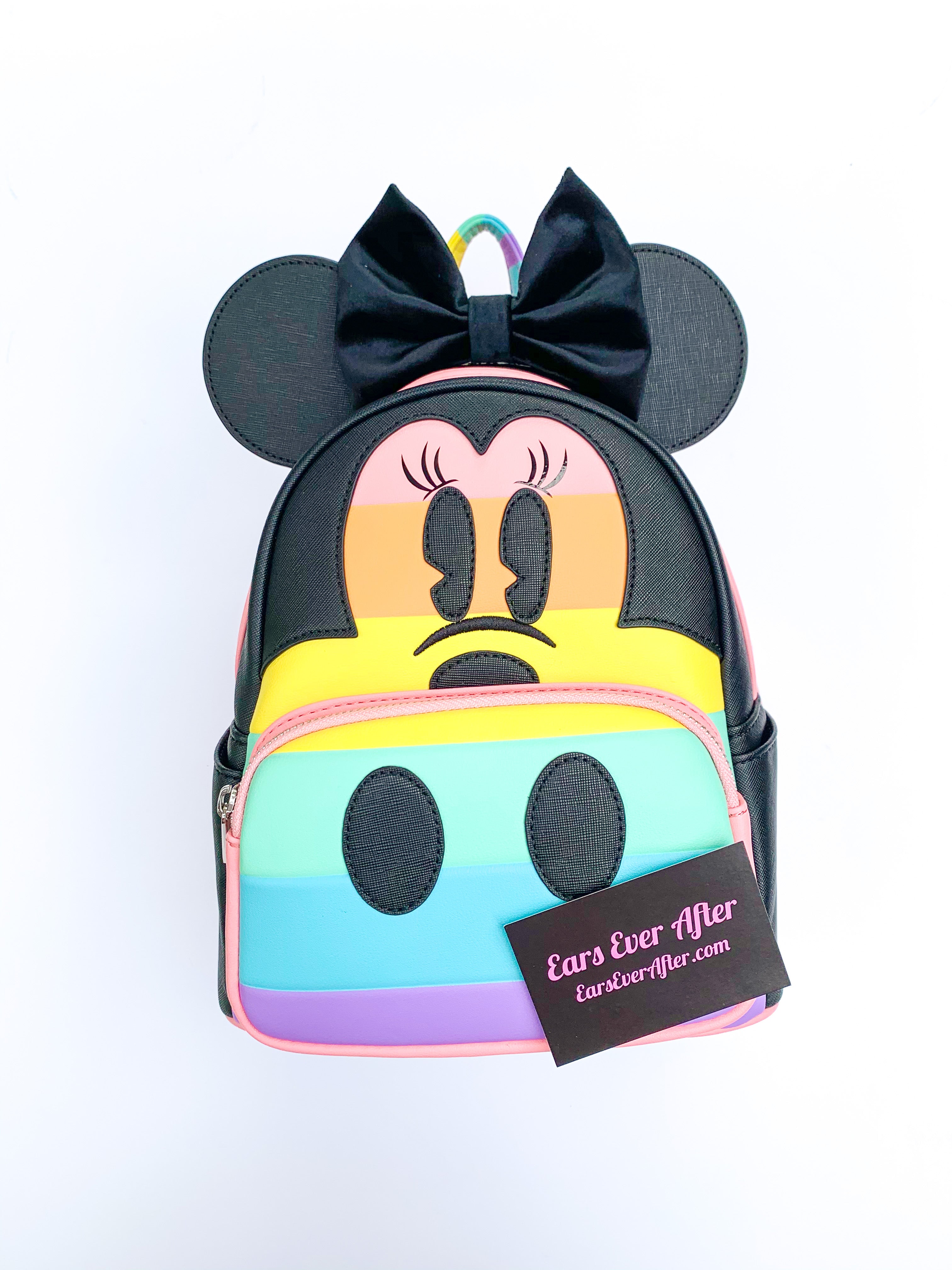 Disney Inspired Minnie Mouse Loungefly Bow and Lashes Set