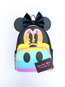 Disney Inspired Minnie Mouse Loungefly Bow and Lashes Set