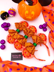 Halloween Orange Harvest Pumpkin Ears