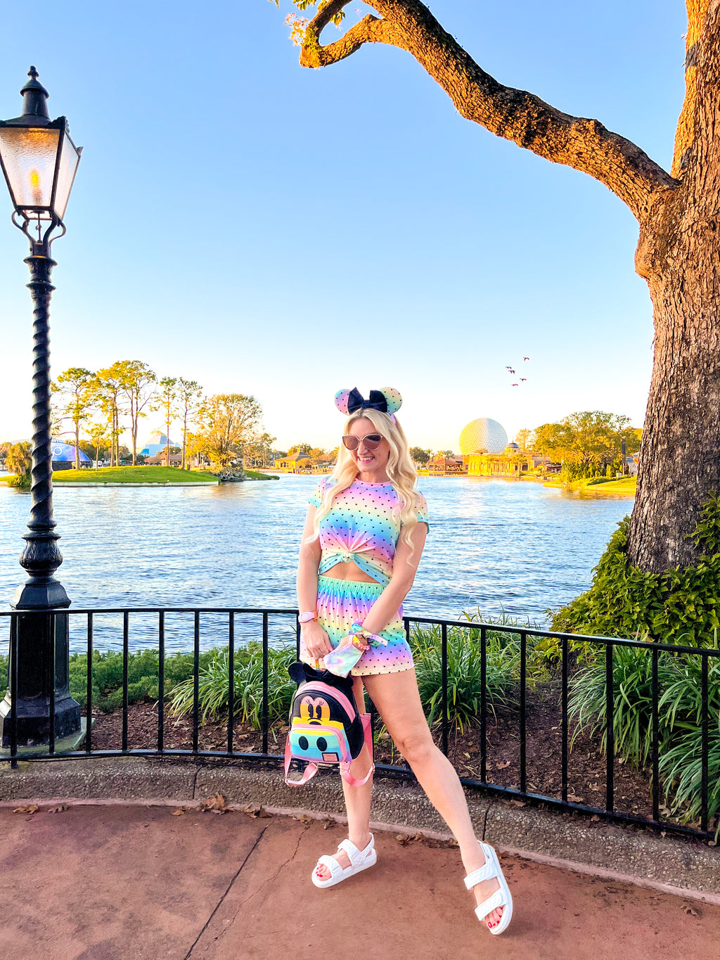 Disney Inspired Pastel Rainbow Mickey Mouse T'Shirt